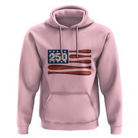 USA Flag Baseball Hoodie America 250th Anniversary Gift