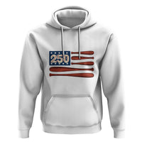 USA Flag Baseball Hoodie America 250th Anniversary Gift