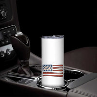 USA Flag Baseball Skinny Tumbler America 250th Anniversary Gift