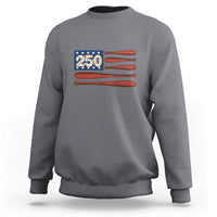 USA Flag Baseball Sweatshirt America 250th Anniversary Gift