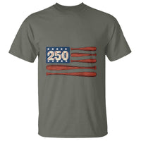 USA Flag Baseball T Shirt America 250th Anniversary Gift