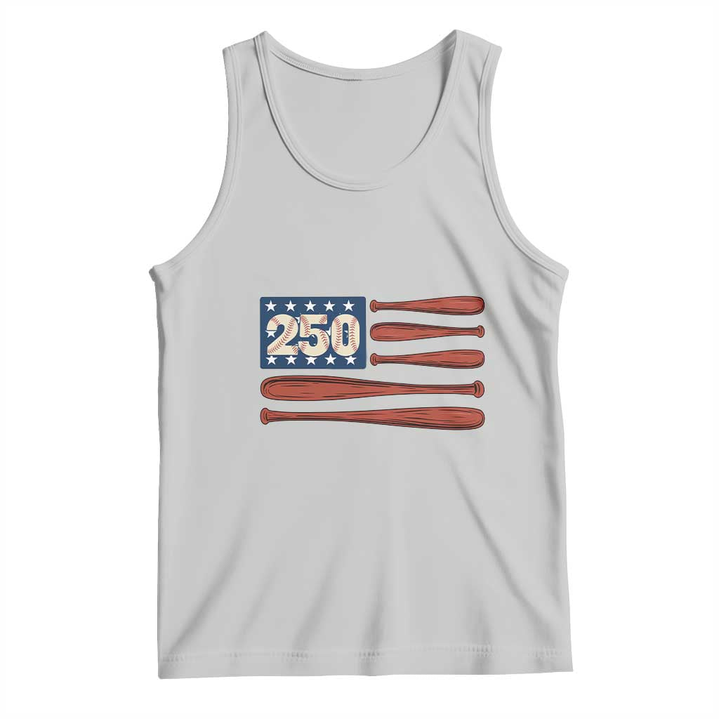 USA Flag Baseball Tank Top America 250th Anniversary Gift