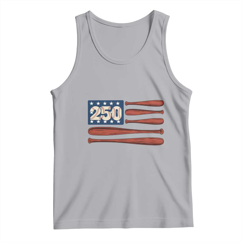 USA Flag Baseball Tank Top America 250th Anniversary Gift