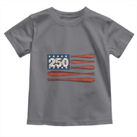 USA Flag Baseball Toddler T Shirt America 250th Anniversary Gift