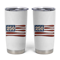 USA Flag Baseball Tumbler Cup America 250th Anniversary Gift