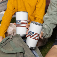 USA Flag Baseball Tumbler Cup America 250th Anniversary Gift