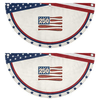 USA Flag Baseball Patriotic Fan Flag USA 250th Anniversary Gift