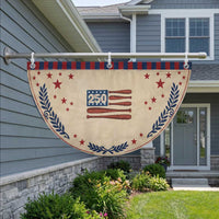 USA Flag Baseball Patriotic Fan Flag USA 250th Anniversary Gift