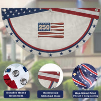 USA Flag Baseball Patriotic Fan Flag USA 250th Anniversary Gift