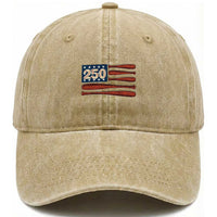 USA Flag Baseball Washed Cotton Baseball Cap America 250th Anniversary Gift
