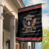 Bald Eagle Football Patriotic Garden Flag America 250th Anniversary Gift