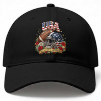 Patriotic Floral Baseball Baseball Cap USA 250th Anniversary Gift