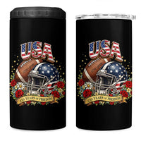 Patriotic Floral Baseball 4 in 1 Can Cooler Tumbler USA 250th Anniversary Gift