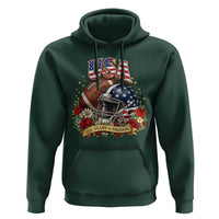 Patriotic Floral Baseball Hoodie USA 250th Anniversary Gift