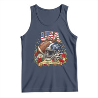 Patriotic Floral Baseball Tank Top USA 250th Anniversary Gift