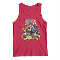 Patriotic Floral Baseball Tank Top USA 250th Anniversary Gift