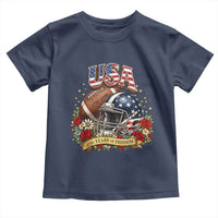 Patriotic Floral Baseball Toddler T Shirt USA 250th Anniversary Gift