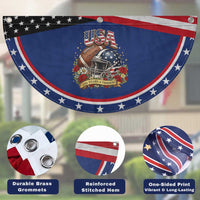 Floral Baseball Graphic Patriotic Fan Flag USA 250th Anniversary Gift