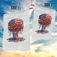 Patriotic Basketball Drip Garden Flag USA 250th Anniversary Gift