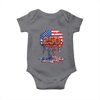 Patriotic Basketball Drip Baby Onesie USA 250th Anniversary Gift