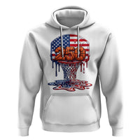 Patriotic Basketball Drip Hoodie USA 250th Anniversary Gift