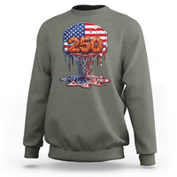 Patriotic Basketball Drip Sweatshirt USA 250th Anniversary Gift