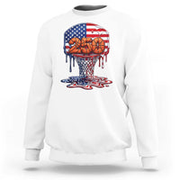 Patriotic Basketball Drip Sweatshirt USA 250th Anniversary Gift