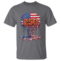 Patriotic Basketball Drip T Shirt USA 250th Anniversary Gift