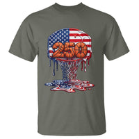 Patriotic Basketball Drip T Shirt USA 250th Anniversary Gift