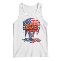 Patriotic Basketball Drip Tank Top USA 250th Anniversary Gift