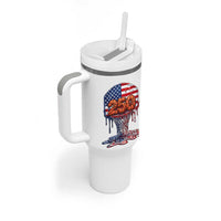 Patriotic Basketball Drip Tumbler With Handle USA 250th Anniversary Gift
