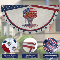 Basketball Drip Patriotic Fan Flag USA 250th Anniversary Gift