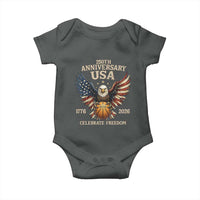 250 Years Of Freedom Basketball Baby Onesie Patriotic Athlete Gift