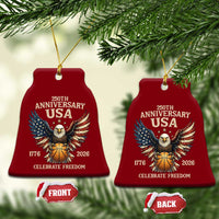 250 Years Of Freedom Basketball Ceramic Ornament Patriotic Athlete Gift