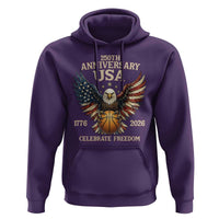 250 Years Of Freedom Basketball Hoodie Patriotic Athlete Gift
