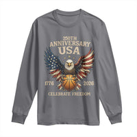 250 Years Of Freedom Basketball Long Sleeve Shirt Patriotic Athlete Gift