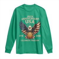 250 Years Of Freedom Basketball Long Sleeve Shirt Patriotic Athlete Gift