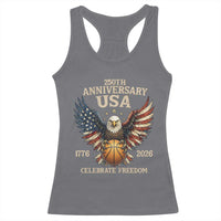 250 Years Of Freedom Basketball Racerback Tank Top Patriotic Athlete Gift