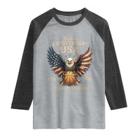250 Years Of Freedom Basketball Raglan Shirt Patriotic Athlete Gift