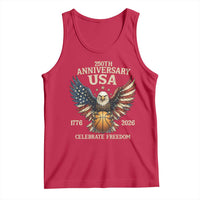 250 Years Of Freedom Basketball Tank Top Patriotic Athlete Gift