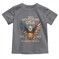 250 Years Of Freedom Basketball Toddler T Shirt Patriotic Athlete Gift