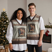 250 Years Of Educating America V-Neck Knit Sweater Vest Proud Teacher Patriotic Gift