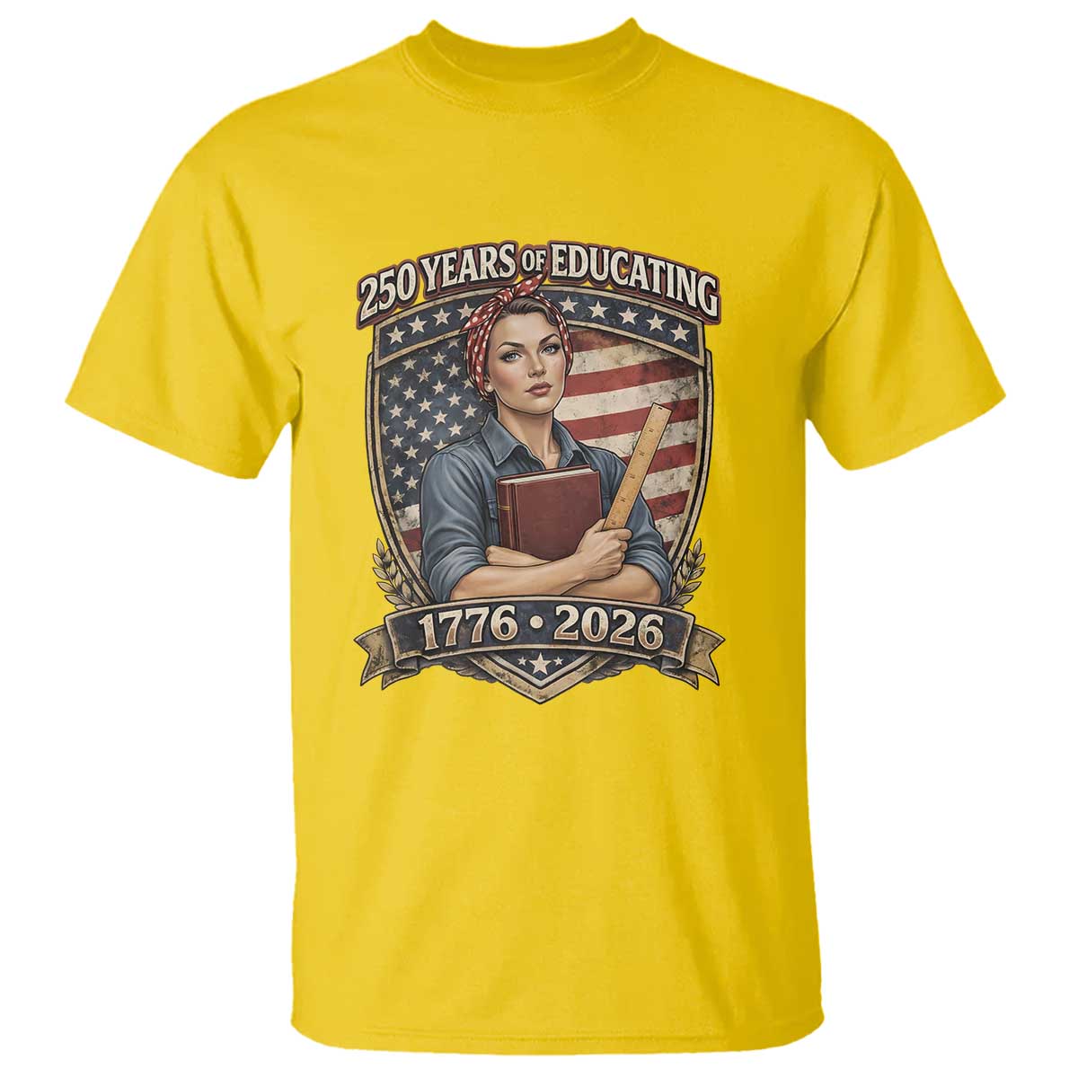 250 Years Of Educating America T Shirt Proud Teacher Patriotic Gift