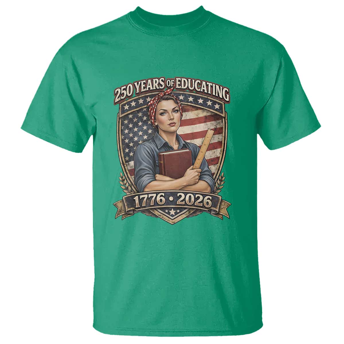 250 Years Of Educating America T Shirt Proud Teacher Patriotic Gift
