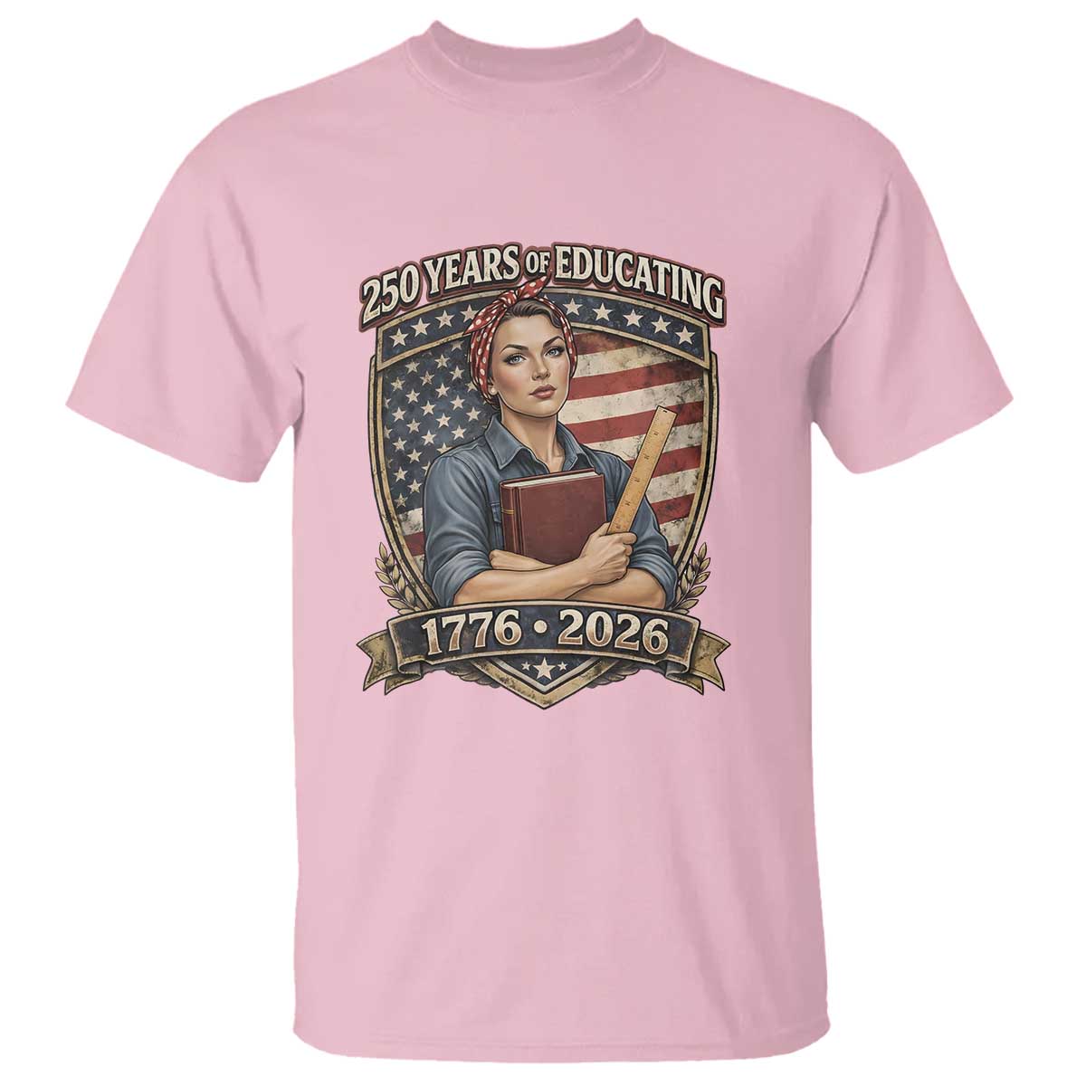250 Years Of Educating America T Shirt Proud Teacher Patriotic Gift