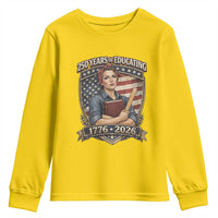 250 Years Of Educating America Youth Sweatshirt Proud Teacher Patriotic Gift