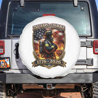 Firefighter USA 250th Anniversary Gift Spare Tire Cover 250 Years Of Courage
