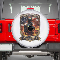 Firefighter USA 250th Anniversary Gift Spare Tire Cover 250 Years Of Courage