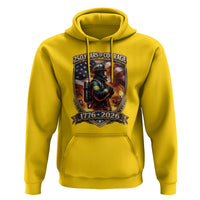 Firefighter USA 250th Anniversary Gift Hoodie 250 Years Of Courage