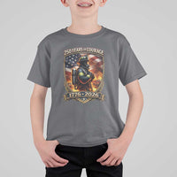 Firefighter USA 250th Anniversary Gift T Shirt For Kid 250 Years Of Courage